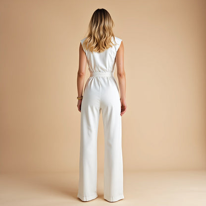 Tuta senza maniche – Eleganza pura, stile semplice